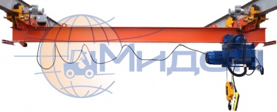 Кран мостовой подвесной электрический Россия 3,2 т, L= 13,2 м, пролёт= 12 м