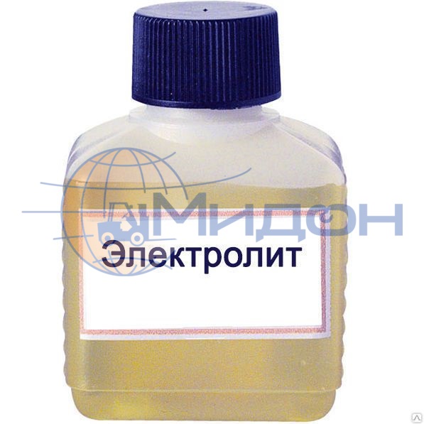 Электролит щелочной натриево-литиевый (1,21-1,25г/см3) 100л (20 бутылок по 5л)