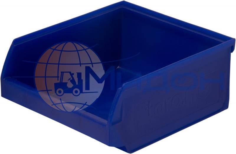 Лоток пластиковый для склада ITALIA Ancona 5000, синий, сплошной 107 х 98 х 47