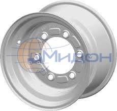 Диск колёсный (обод) 10.00x12 4/56/110 ET21 Suzuki 700 Gloss Silver RAL9006