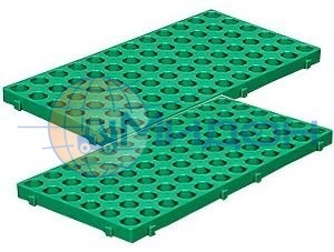 Модуль напольного покрытия (HDPE) Напольное покрытие 452-00 500 х 250 х 25 цвет - зелёный