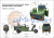 Трицикл грузовой электрический RUTRIKE Вояж-П 1200 Трансформер 60V800W (зелёный-1963)
