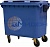 Контейнер мусорный 660 литров на 4-x колесах с крышкой. Цвет синий MGB-660 1230 х 775 х 1370