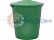 Бак мусорный с крышкой (80л). Цвет зеленый МБ-80 530 х 375 х 560